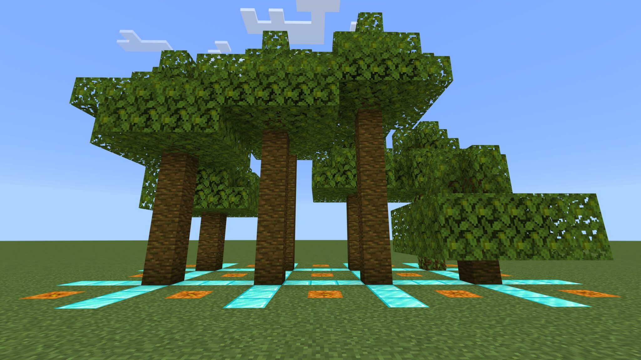 【マイクラ】効率の良い植林場の作り方を解説【マインクラフト統合版】 案山子blog